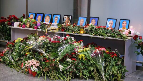 Память погибших в авиакатастрофе членов экипажа Boeing-737 почтили в Киеве - Sputnik Грузия