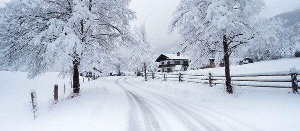 თოვლიანი პეიზაჟი თოვლიანი პეიზაჟი - Sputnik საქართველო