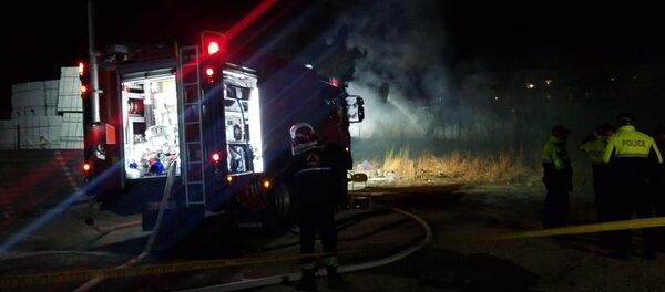 Тушение пожара на складе в Тбилиси - Sputnik Грузия