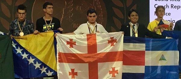 учащийся школы имени Комарова Теймура Толорая - победитель международной олимпиады - Sputnik Грузия