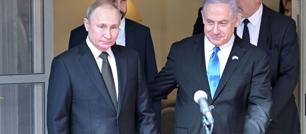 ბენიამინ ნათანიაჰუ და ვლადიმირ პუტინი ბენიამინ ნათანიაჰუ და ვლადიმირ პუტინი - Sputnik საქართველო