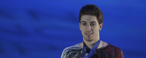 Морис Квителашвили (Грузия), завоевавший бронзовую медаль Морис Квителашвили (Грузия), завоевавший бронзовую медаль - Sputnik Грузия