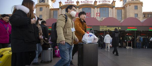 ნიღბიანი მოგზაურები პეკინში - Sputnik საქართველო