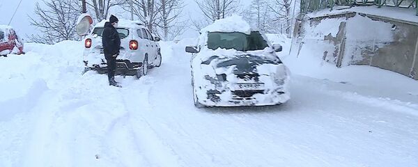 თოვლი აჭარაში - Sputnik საქართველო