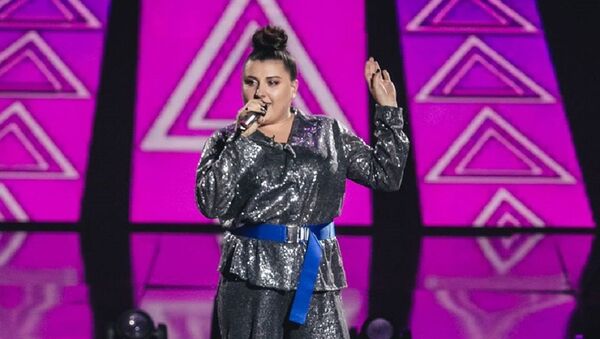 Певица Анастасия Картвелишвили, участница шоу Голос Страны в Украине - Sputnik Грузия
