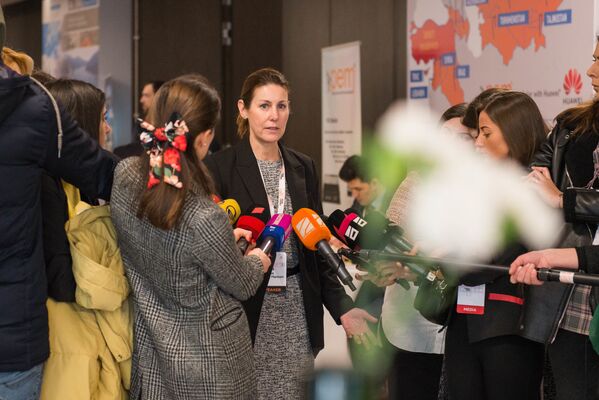 Гости мероприятия ответили на вопросы журналистов, касающихся энергобезопастности - Sputnik Грузия