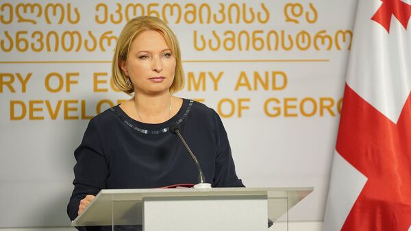 Министр экономики и устойчивого развития Грузии Натия Турнава - Sputnik Грузия