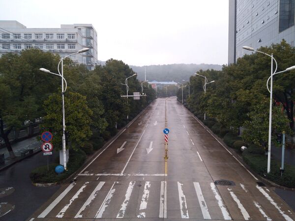 უჰანის ცარიელი ქუჩა - Sputnik საქართველო