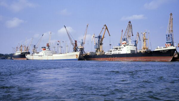 Корабли в Херсонском морском торговом порту - Sputnik Грузия