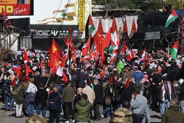 Масштабная акция протеста состоялась накануне в Ливане - Sputnik Грузия