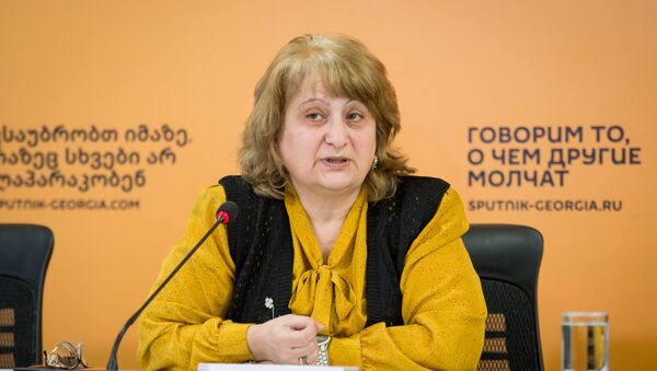 Манана Горгишвили руководитель пресс-центра Союза писателей Грузии - Sputnik Грузия