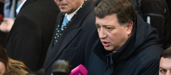 Гиги Угулава. Новая акция протеста оппозиции в грузинской столице 5 февраля - Sputnik Грузия