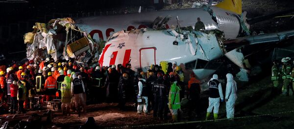 სტამბოლის აეროპორტში ხუთ თებერვალს სამგზავრო თვითმფრინავი ავარიულად დაჯდა - Sputnik საქართველო