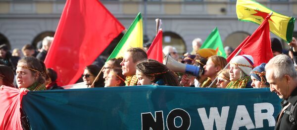 საპროტესტო აქცია მიუნხენში ომის წინააღმდეგ - Sputnik საქართველო