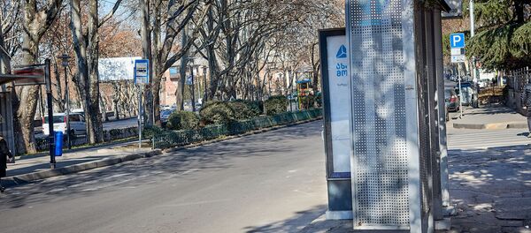 ავტობუსის გაჩერება ავტობუსის გაჩერება - Sputnik საქართველო