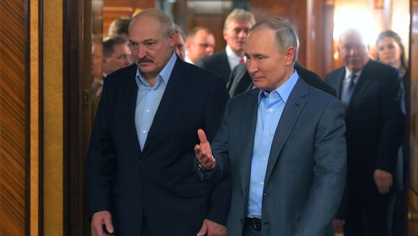 Встреча президента РФ В. Путина с президентом Белоруссии А. Лукашенко  - Sputnik Грузия