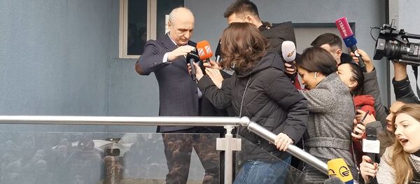 ვანო მერაბიშვილი ციხიდან გამოსვლისას - Sputnik საქართველო