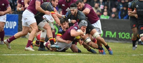 რაგბი. საქართველოსა და ბელგიის ნაკრებების დაპირისპირება რაგბი. საქართველოსა და ბელგიის ნაკრებების დაპირისპირება - Sputnik საქართველო