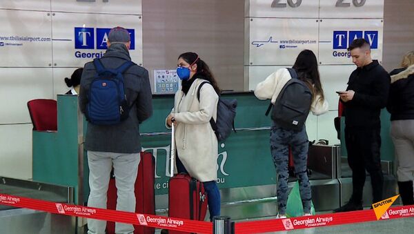 Граждан Ирана вывозят из Грузии - видео из тбилисского аэропорта - Sputnik Грузия
