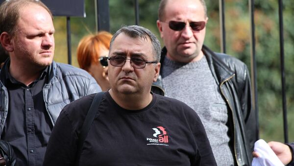 Председатель профсоюза работников металлургической, горной и химической промышленности Тамаз Долаберидзе  - Sputnik Грузия