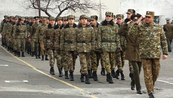 Демобилизация в одной из воинских частей Еревана - Sputnik Грузия