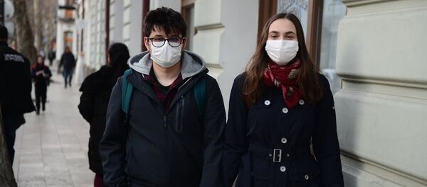 ნიღბიანი მოქალაქეები თბილისში ნიღბიანი მოქალაქეები თბილისში - Sputnik საქართველო