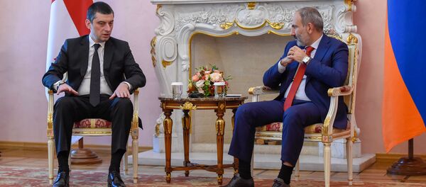 გიორგი გახარია და ნიკოლ ფაშინიანი გიორგი გახარია და ნიკოლ ფაშინიანი - Sputnik საქართველო