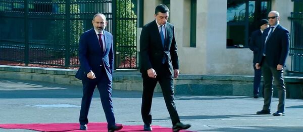 ნიკოლ ფაშინიანი და გიორგი გახარია ნიკოლ ფაშინიანი და გიორგი გახარია - Sputnik საქართველო