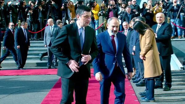 официальный визит премьер-министра Армении Никола Пашиняна в Грузию - Sputnik Грузия