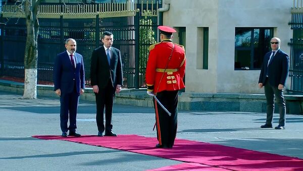 официальный визит премьер-министра Армении Никола Пашиняна в Грузию - Sputnik Грузия
