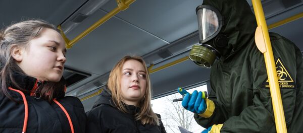 Учения по отработке действий в случае выявления коронавируса - Sputnik Грузия