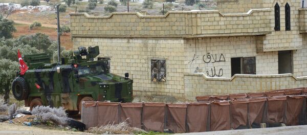 თურქეთის ბლოკ-პოსტი სირიაში თურქეთის ბლოკ-პოსტი სირიაში - Sputnik საქართველო
