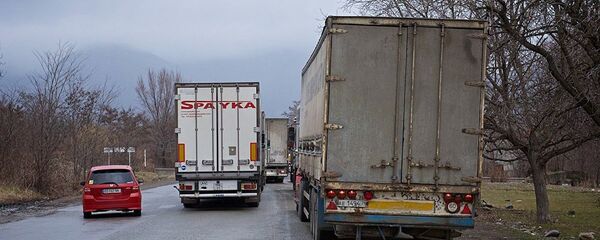 სატვირთოების რიგი სატვირთოების რიგი - Sputnik საქართველო