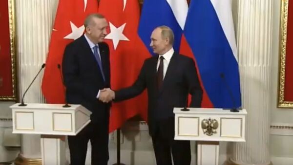 Заявление Путина и Эрдогана по итогам встречи - Sputnik Грузия