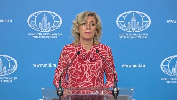 Захарова: Россия обеспокоена заявлениями США по Договору по открытому небу   - Sputnik Грузия