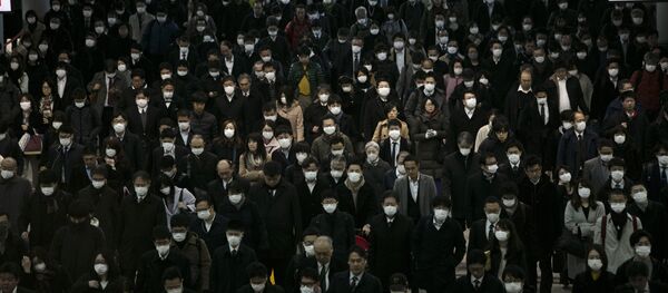 ტოკიოს მეტრო კორონავირუსის პნადემიის დროს - Sputnik საქართველო