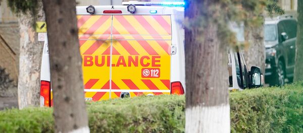 Бригада Скорой медицинской помощи 112 доставляет больных коронавирусом в инфекционную больницу - Sputnik Грузия