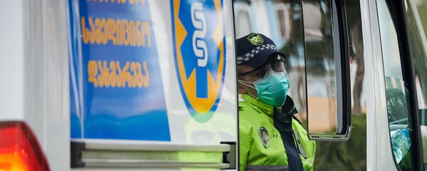 პოლიციის თანამშრომელი პოლიციის თანამშრომელი - Sputnik საქართველო