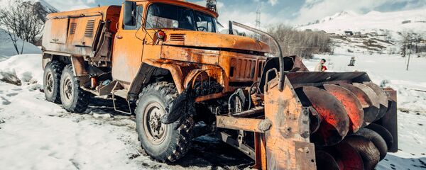 გზის გაწმენდა გზის გაწმენდა - Sputnik საქართველო