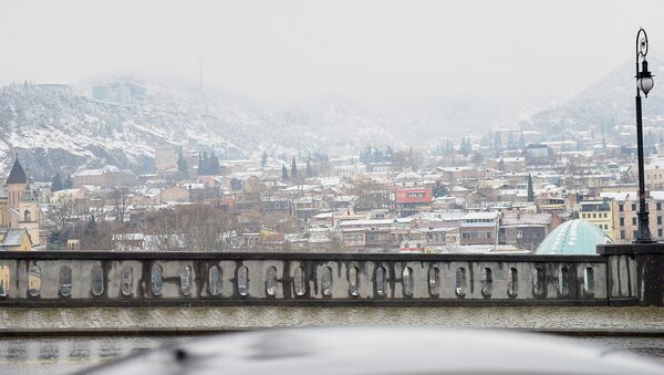Тбилиси в снегу. В середине марта в столице Грузии прошел снегопад - Sputnik Грузия