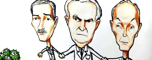 Врачи Амиран Гамкрелидзе, Паата Имнадзе, Тенгиз Церцвадзе - Sputnik Грузия