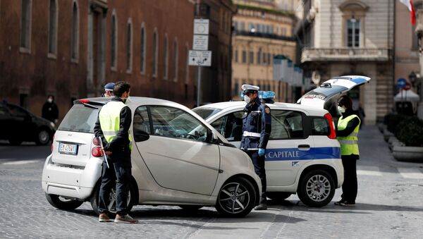 პოლიცია რომის ქუჩებში - Sputnik საქართველო