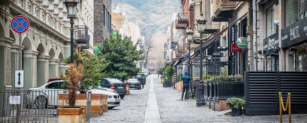 დაცარიელებული დადიანის ქუჩა დაცარიელებული დადიანის ქუჩა - Sputnik საქართველო