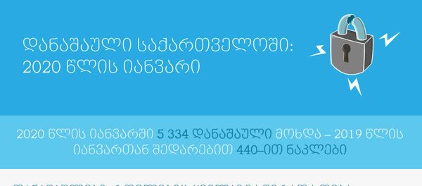 დანაშაული საქართველოში: 2020 წლის იანვარი დანაშაული საქართველოში: 2020 წლის იანვარი - Sputnik საქართველო