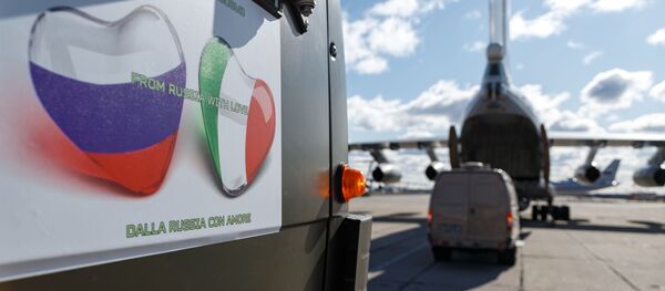 რუსეთმა იტალიას დახმარება გაუგზავნა რუსეთმა იტალიას დახმარება გაუგზავნა - Sputnik საქართველო