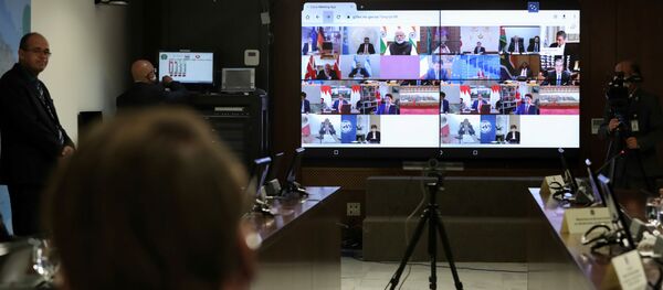 G20-ის ვიდეოკონფერენცია G20-ის ვიდეოკონფერენცია - Sputnik საქართველო