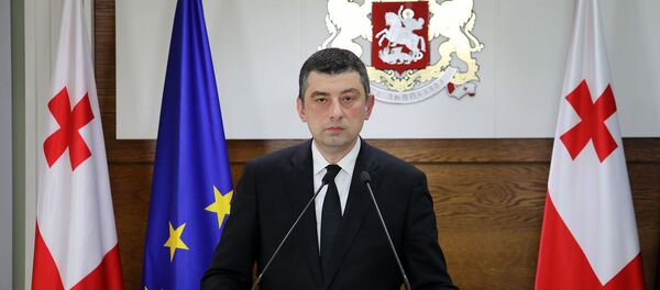 Премьер-министр Грузии Георгий Гахария - Sputnik Грузия