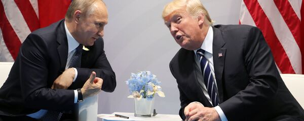  რუსეთის პრეზიდენტი ვლადიმირ პუტინი და აშშ-ს პრეზიდენტი დონალდ ტრამპი - Sputnik საქართველო