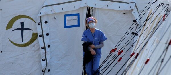 Медицинский сотрудник. Ситуация в США в связи с коронавирусом - Sputnik Грузия
