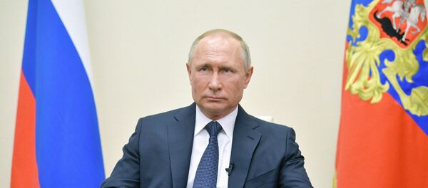 Президент РФ В. Путин выступил с обращением к гражданам - Sputnik Грузия